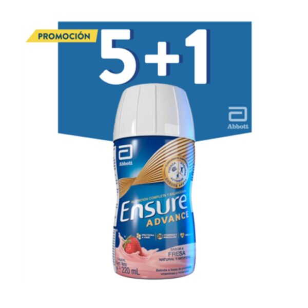 aaaaaaaaaaaaaaaaaaaaaaa (3) ENSURE ADVANCE FRESA * 220 ML - Promoción 5+1